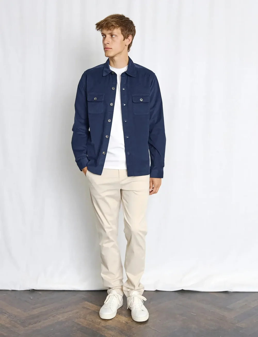 Bruun & Stengade - BS Onier Overshirt Shirt - shop by occasion - navy - 5