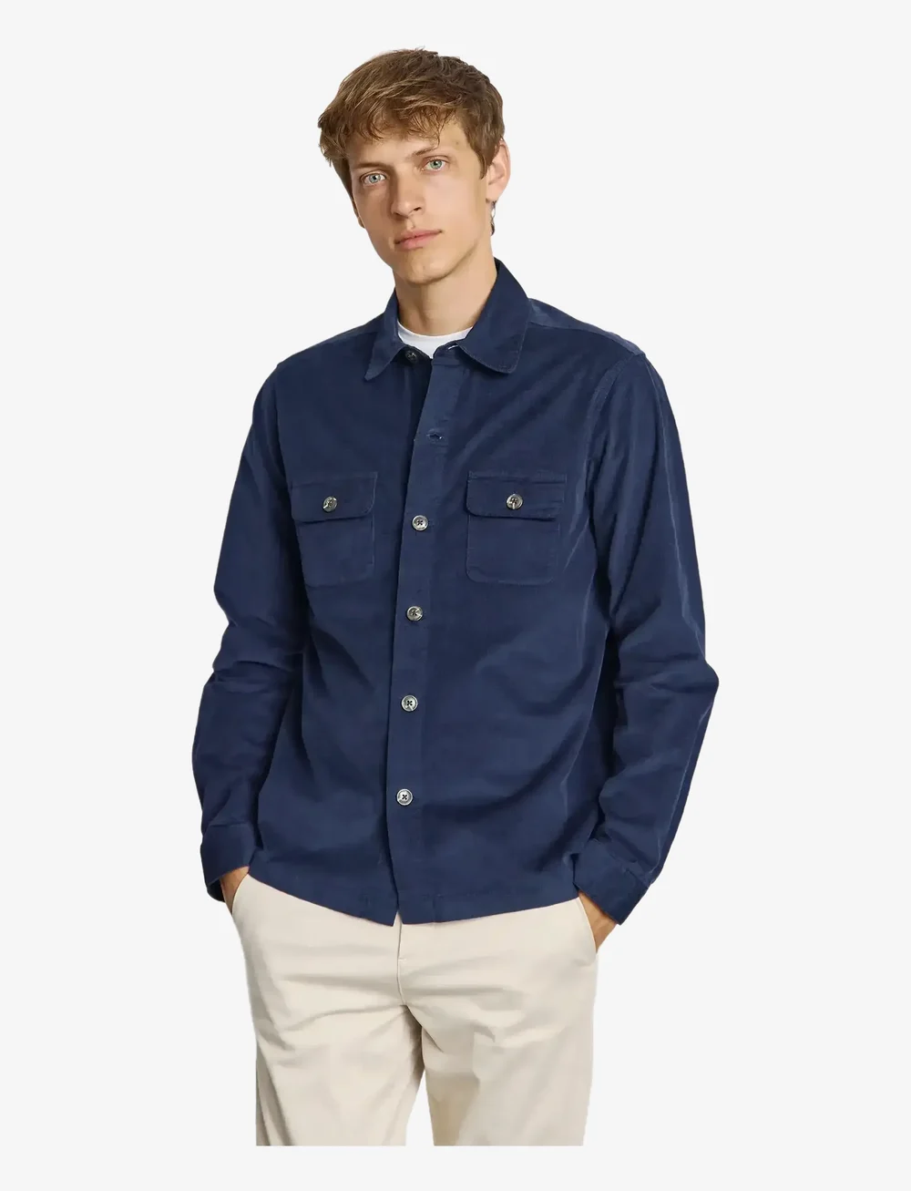 Bruun & Stengade - BS Onier Overshirt Shirt - shop by occasion - navy - 3