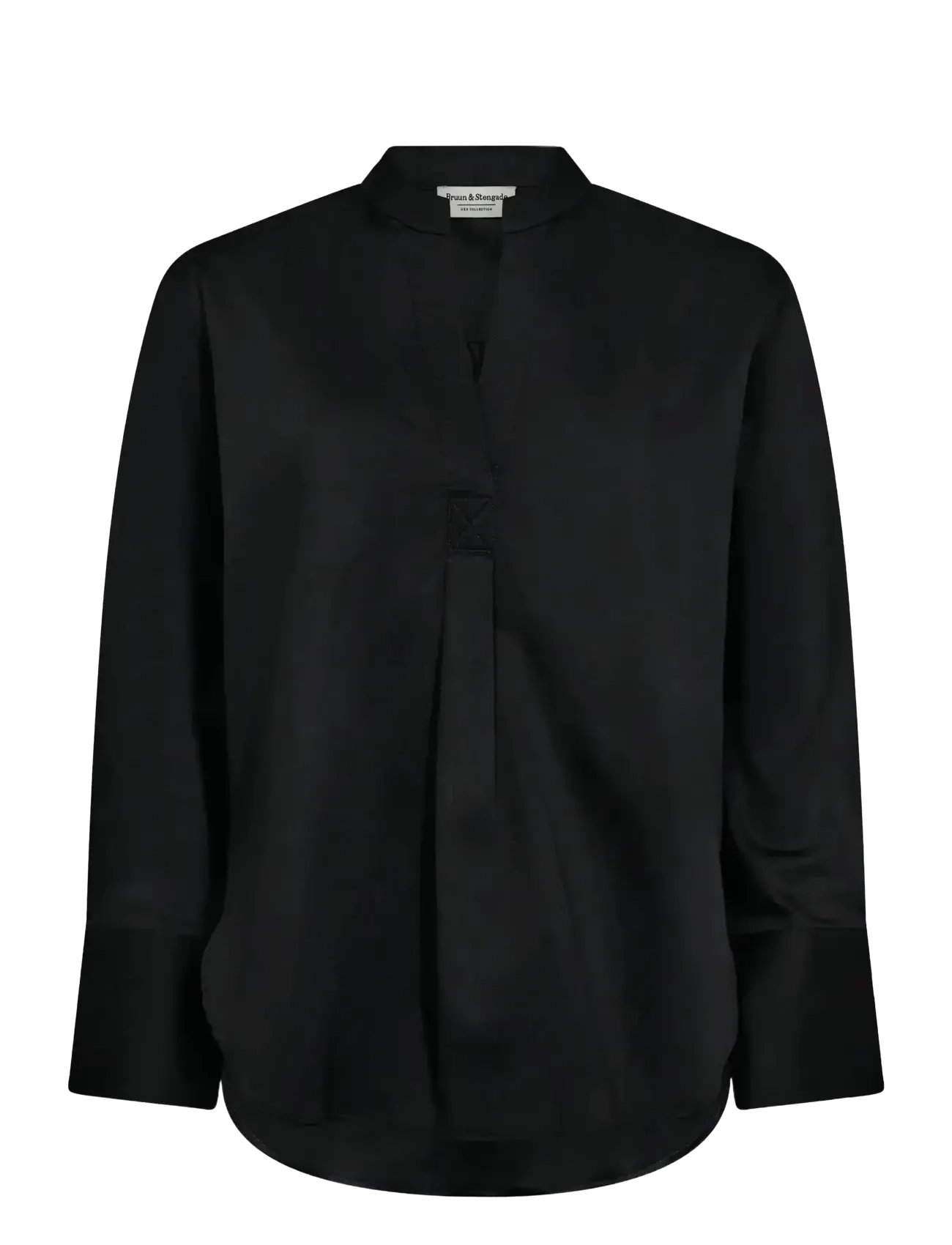 Bruun & Stengade BS Torid Regular Fit Shirt - Transitional Layering - BLACK / black
