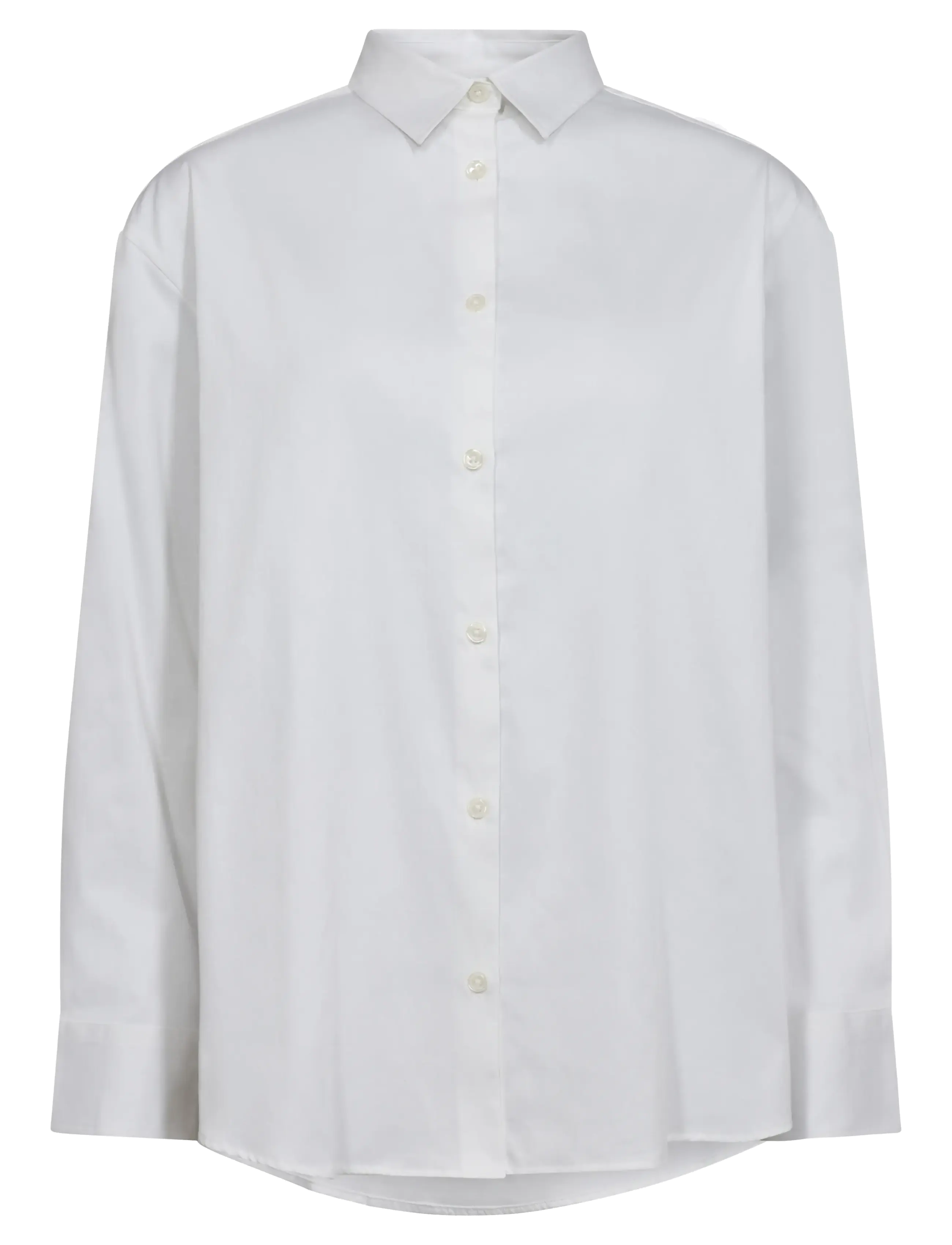 Bruun & Stengade BS Karita Regular Fit Shirt - Hverdags stil - WHITE / white