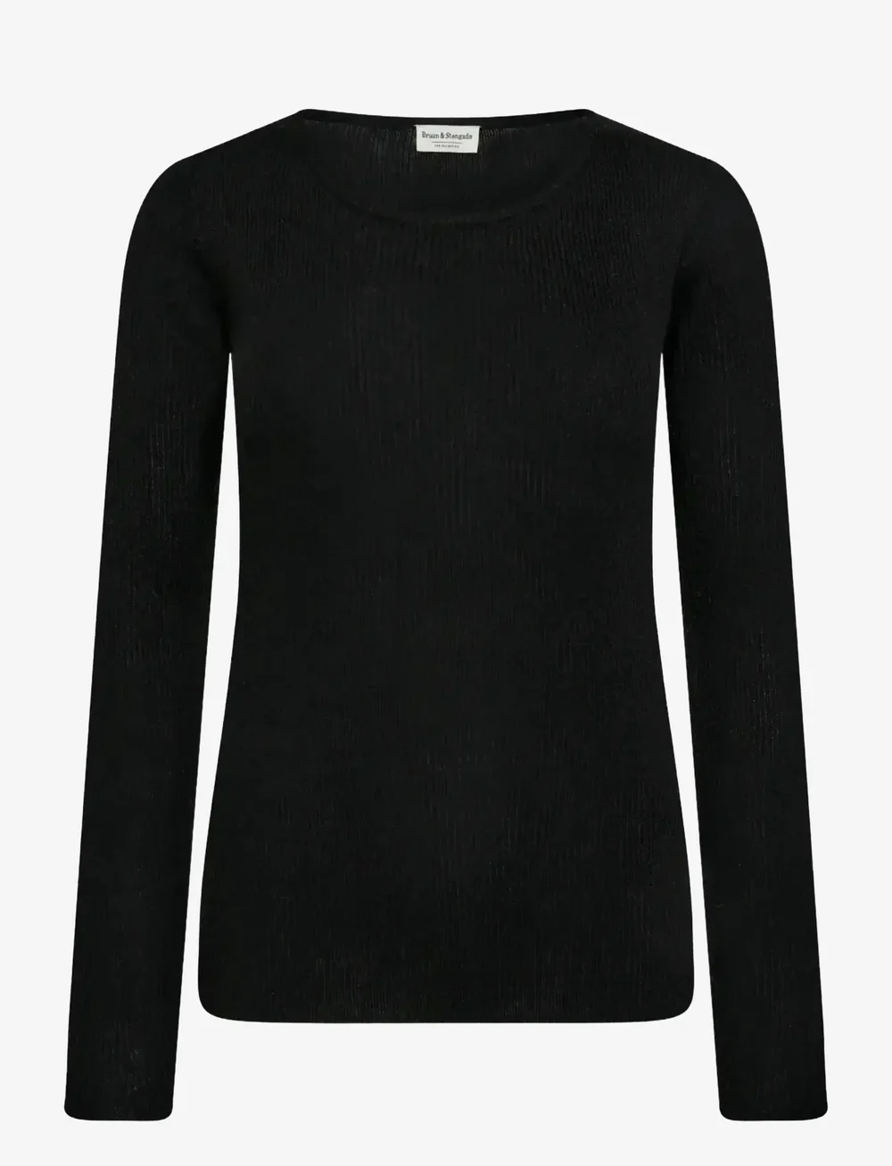 Bruun & Stengade - BS Asdis Regular Fit Knitwear - džemperi - black - 1