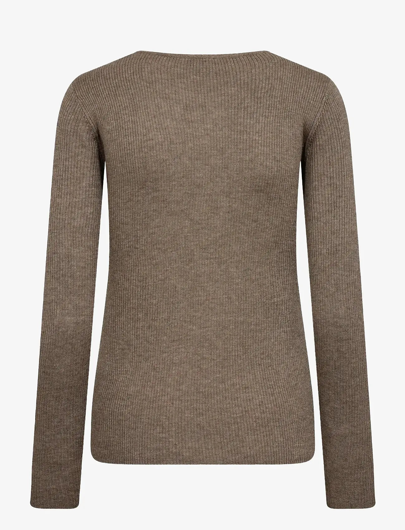 Bruun & Stengade - BS Asdis Regular Fit Knitwear - striktrøjer - brown - 2