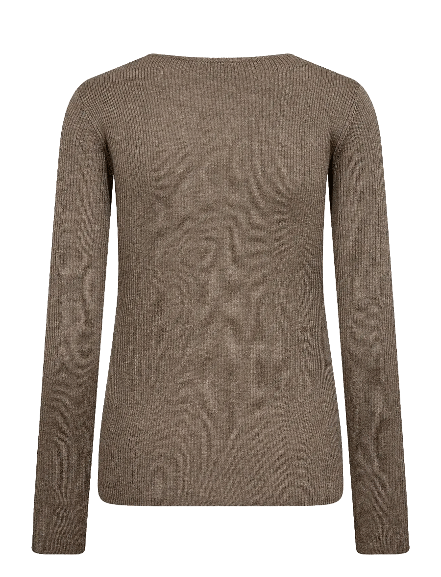 Bruun & Stengade - BS Asdis Regular Fit Knitwear - džemperi - brown - 2