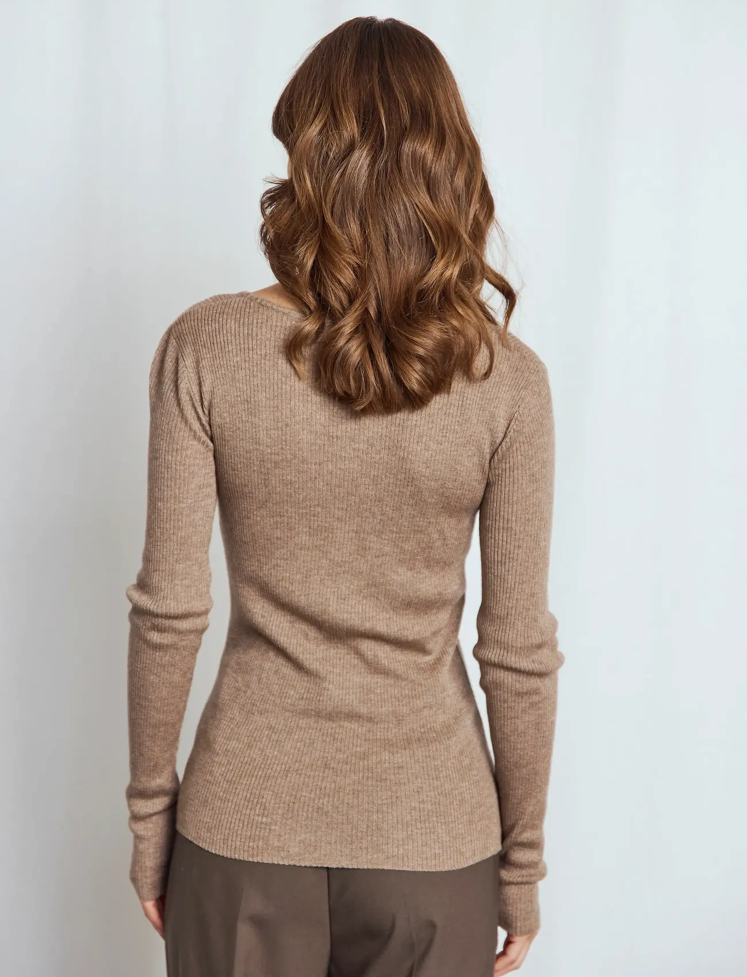 Bruun & Stengade - BS Asdis Regular Fit Knitwear - megztiniai - brown - 5
