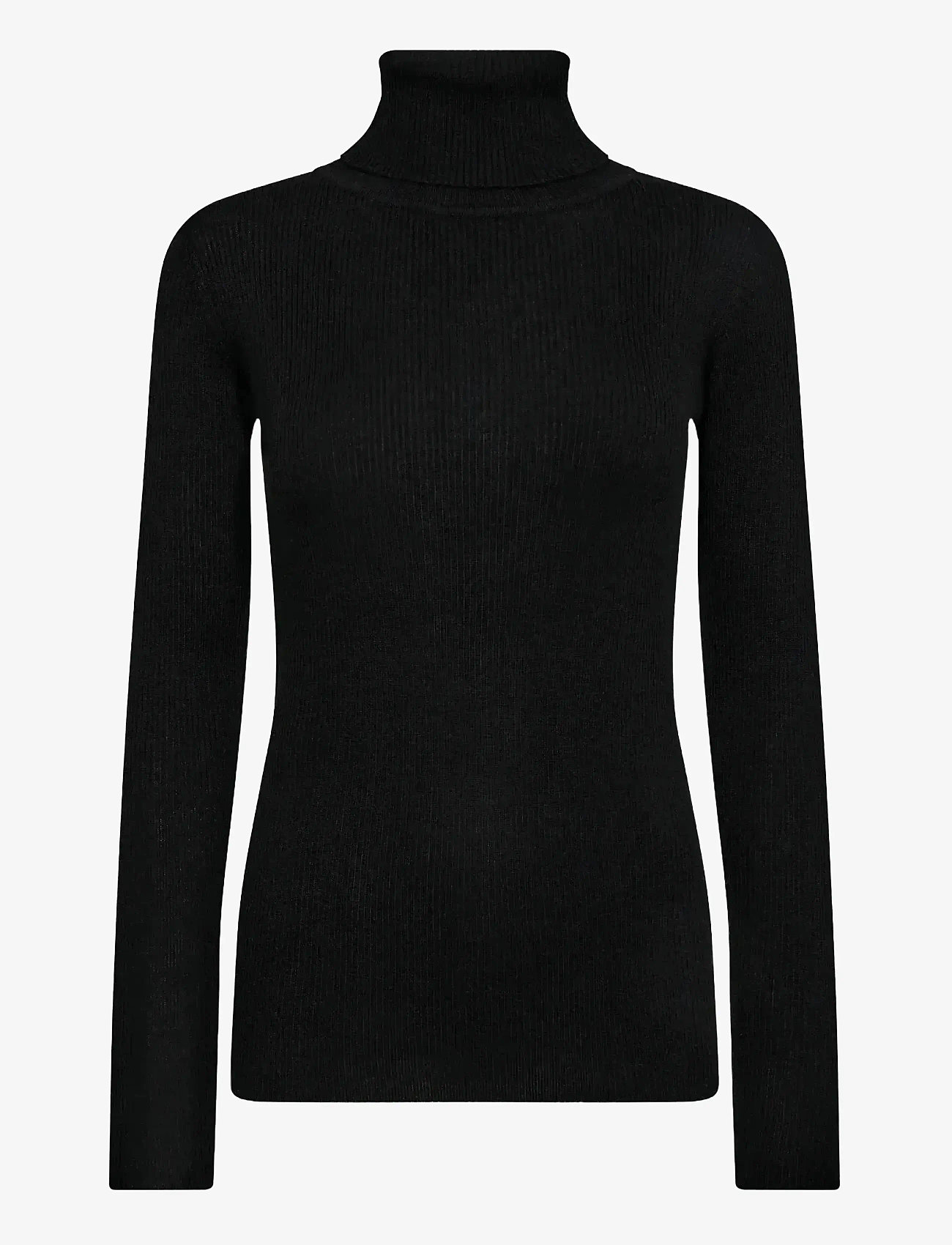 Bruun & Stengade - BS Hege Regular Fit Knitwear - rullekraver - black - 1
