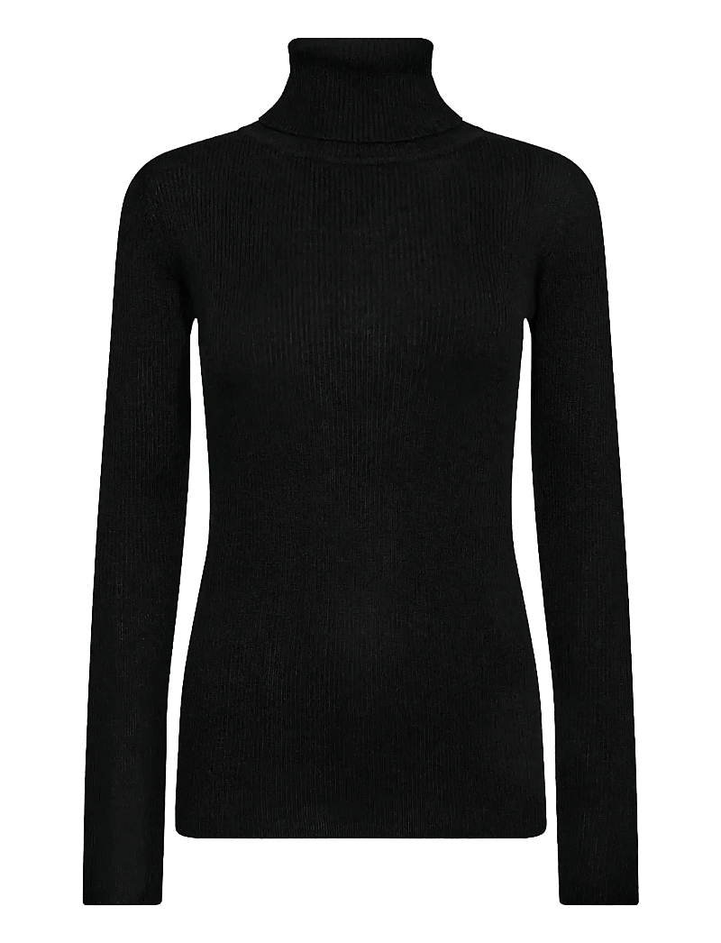 Bruun & Stengade - BS Hege Regular Fit Knitwear - rullekraver - black - 1
