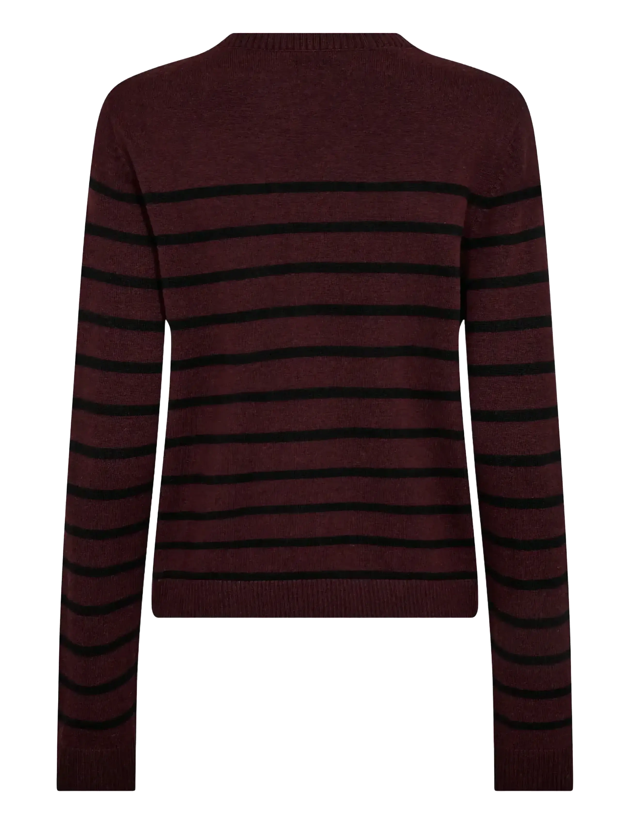 Bruun & Stengade - BS Kjersti Regular Fit Knitwear - cardigans - bordeaux/black - 2