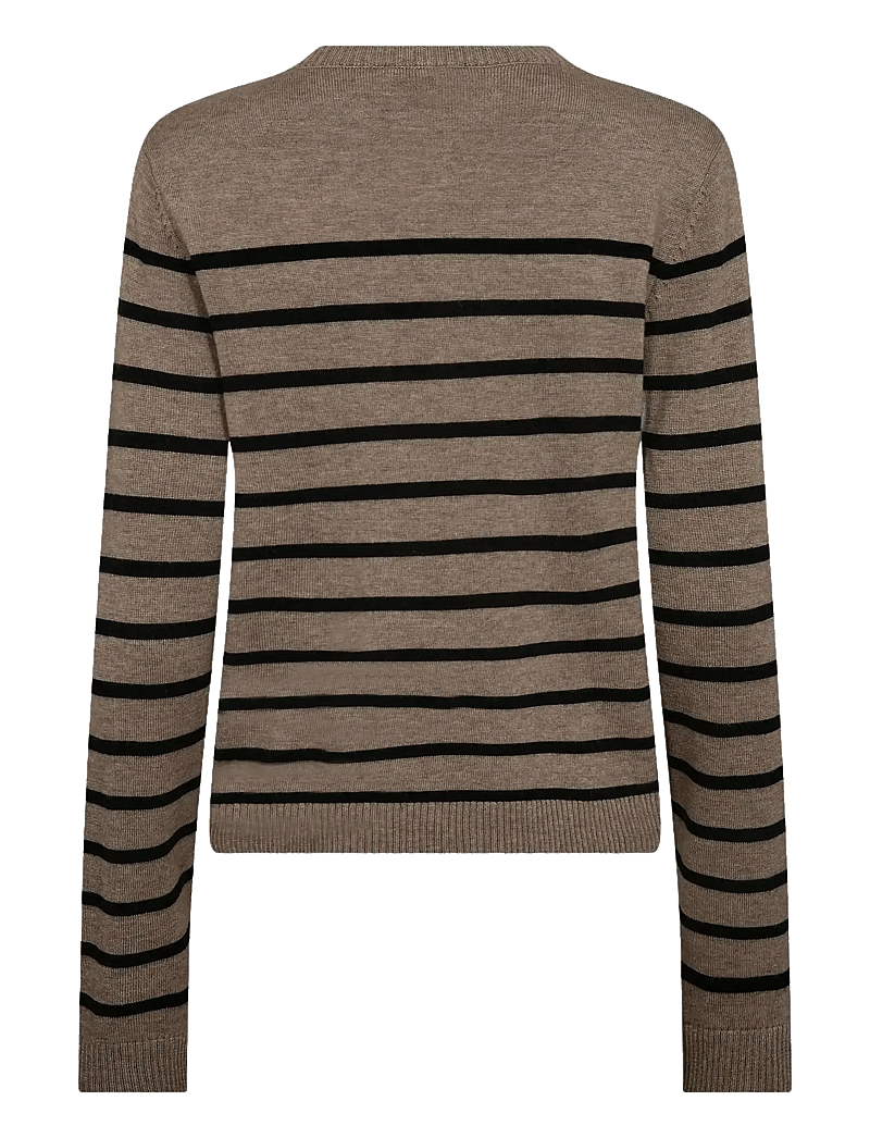 Bruun & Stengade - BS Kjersti Regular Fit Knitwear - cardigans - brown/black - 2