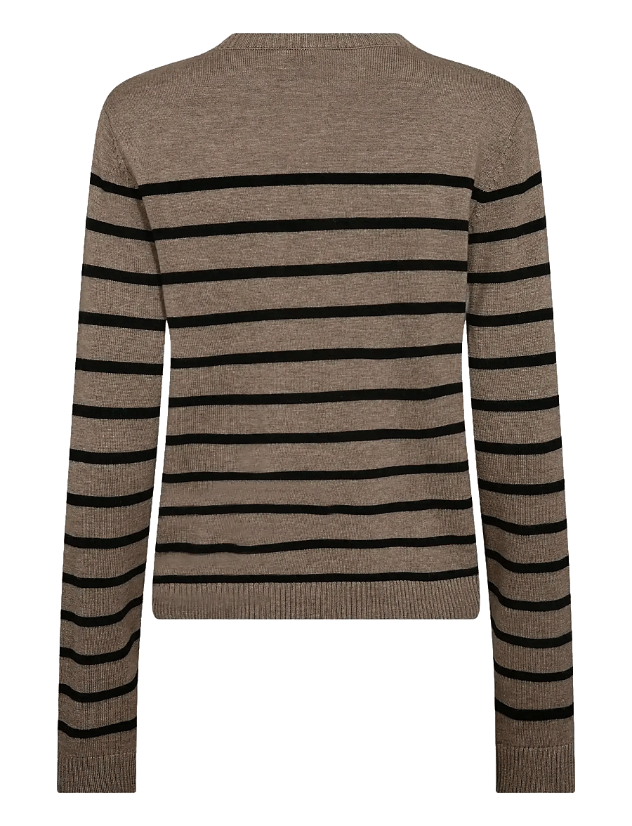 Bruun & Stengade - BS Kjersti Regular Fit Knitwear - cardigans - brown/black - 2
