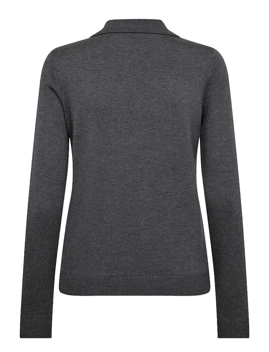 Bruun & Stengade - BS Eirin Regular Fit Knitwear - pullover - dark grey - 2