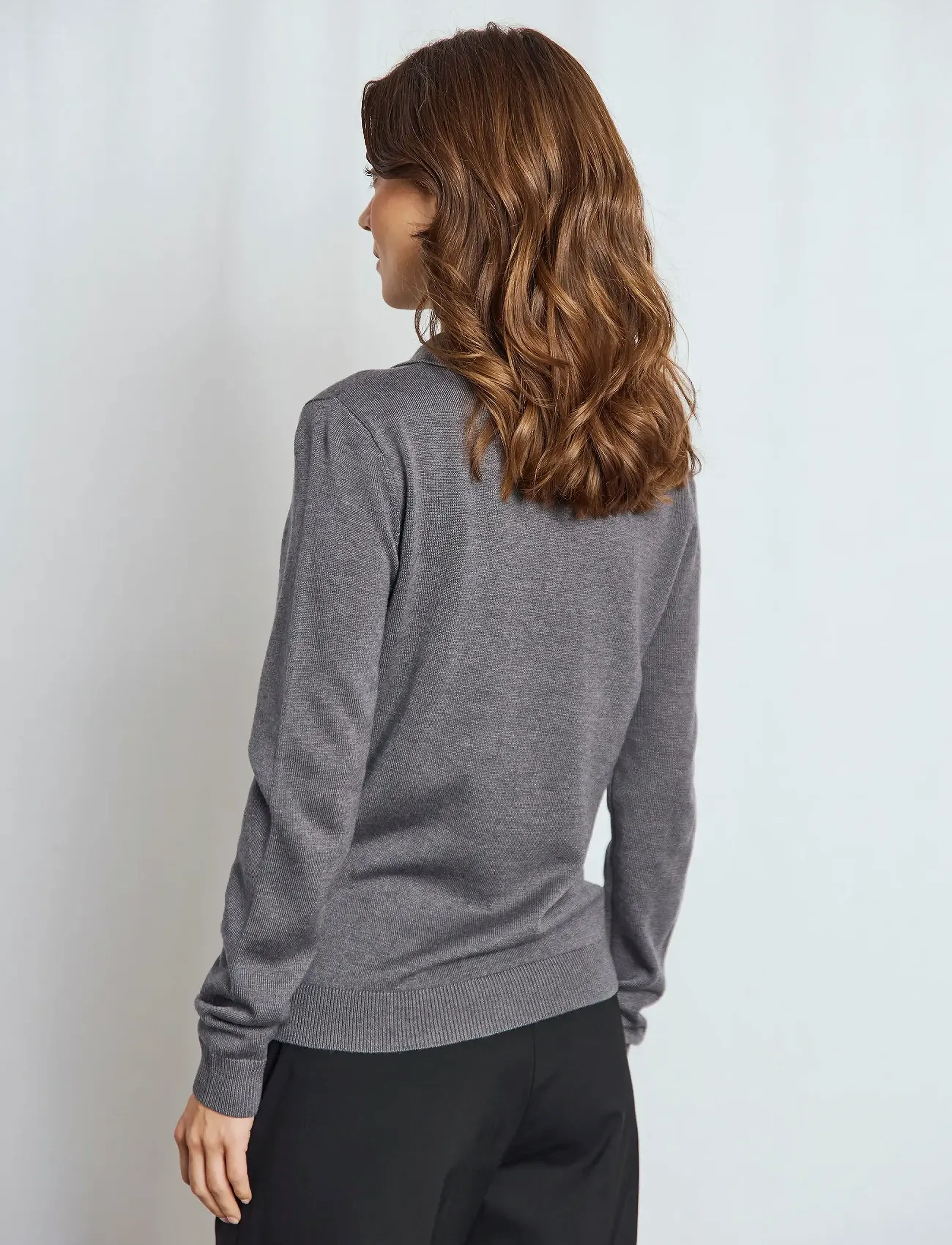 Bruun & Stengade - BS Eirin Regular Fit Knitwear - trøjer - dark grey - 5