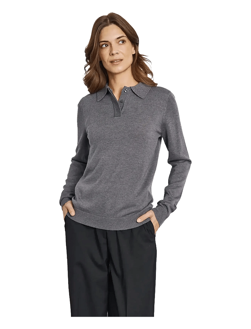 Bruun & Stengade - BS Eirin Regular Fit Knitwear - megztiniai - dark grey - 3