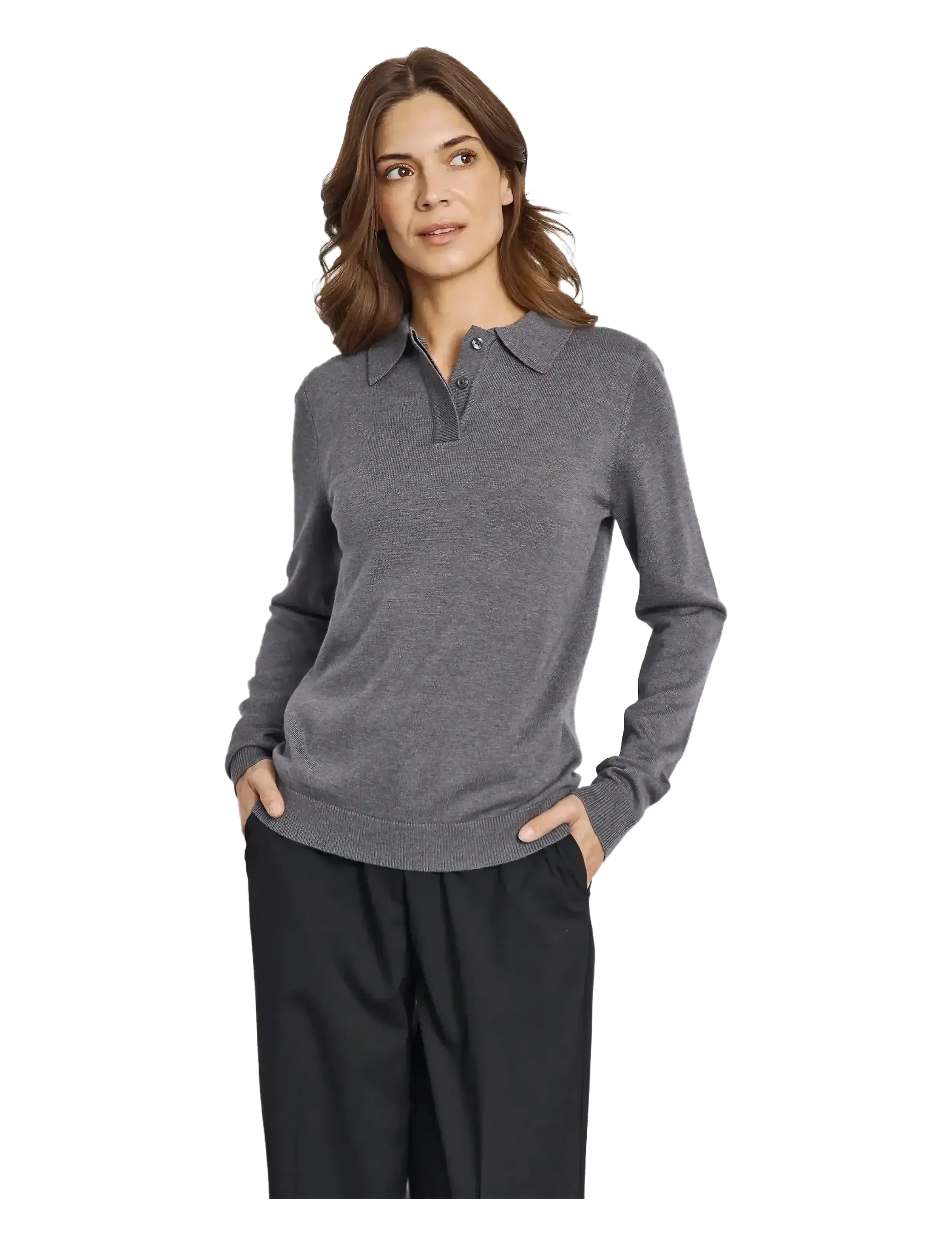 Bruun & Stengade - BS Eirin Regular Fit Knitwear - trøjer - dark grey - 3