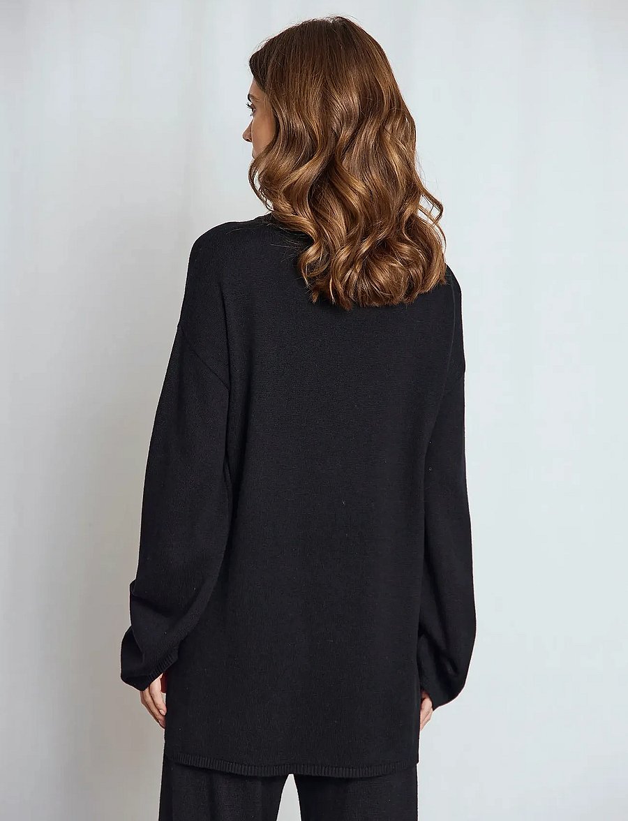 Bruun & Stengade - BS Guro Regular Fit Knitwear - pulls à col roulé - black - 5