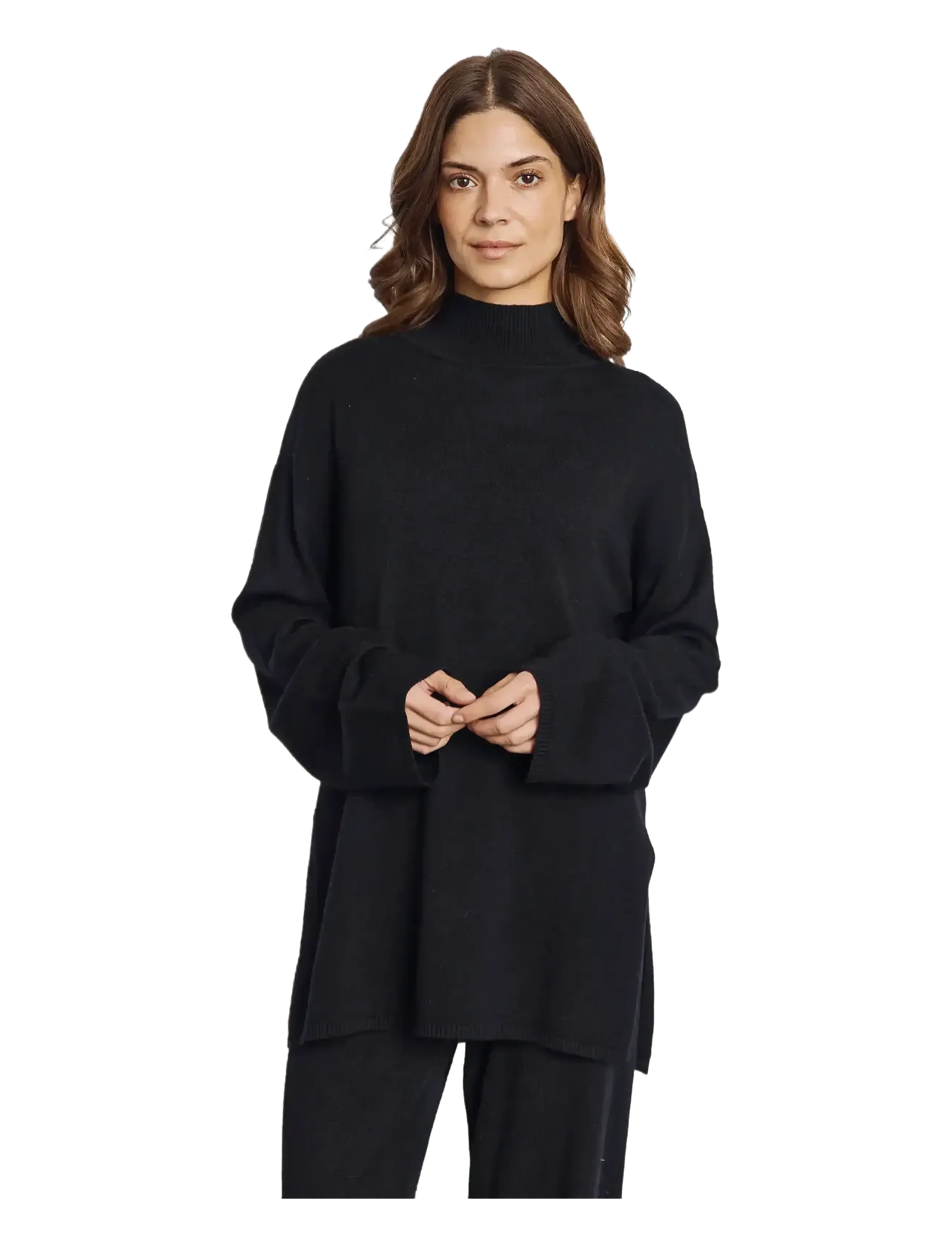 Bruun & Stengade - BS Guro Regular Fit Knitwear - pulls à col roulé - black - 3