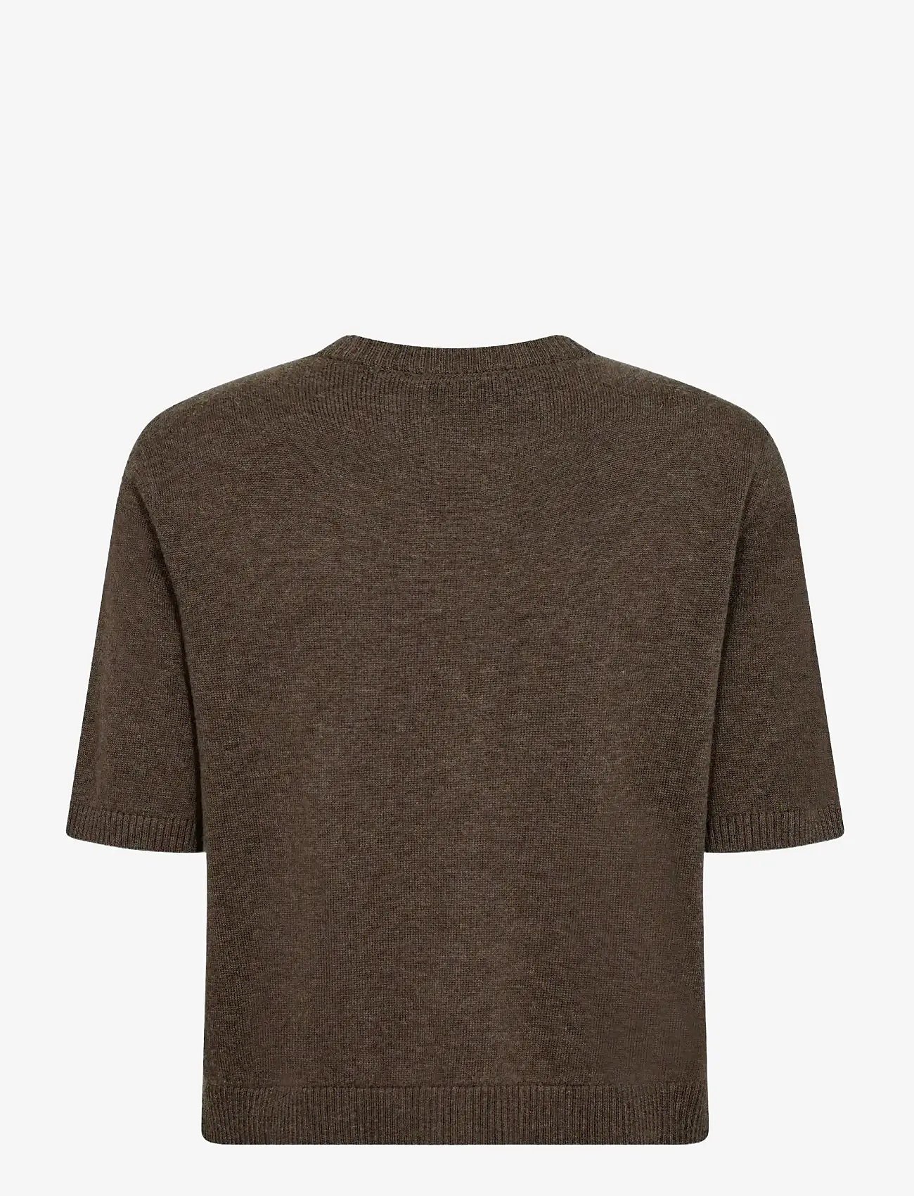 Bruun & Stengade - BS Ada Regular Fit Knitwear - koftor - dark brown - 2