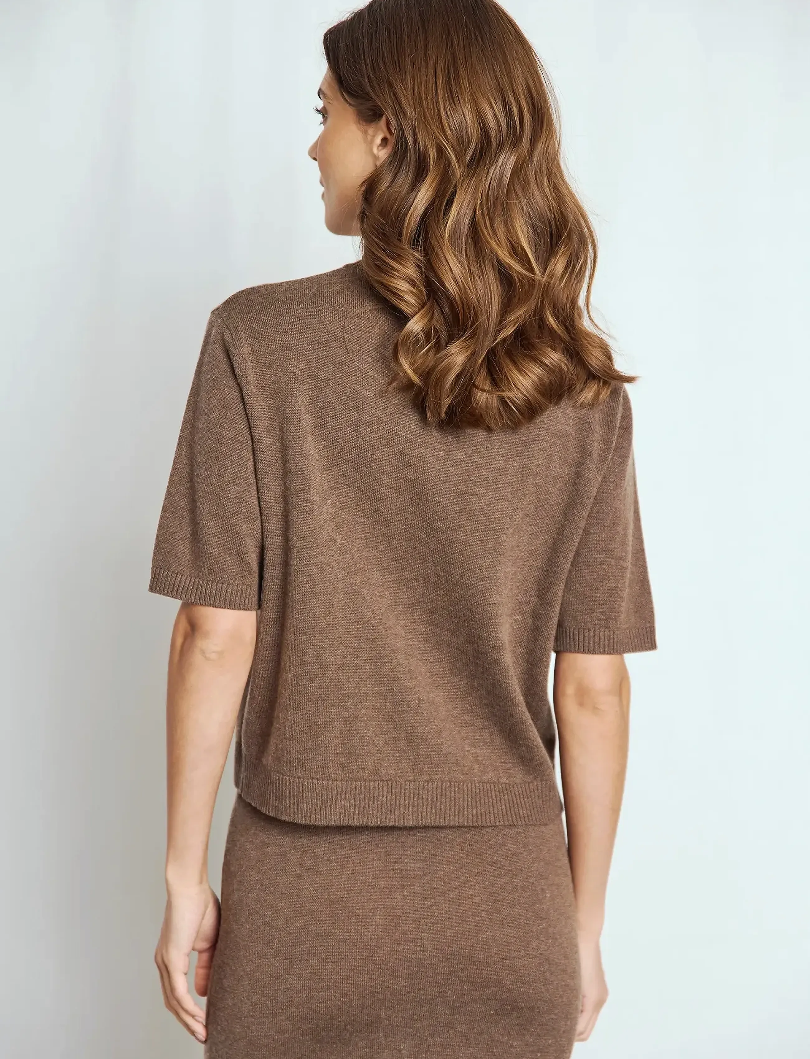 Bruun & Stengade - BS Ada Regular Fit Knitwear - gebreide vesten - dark brown - 5
