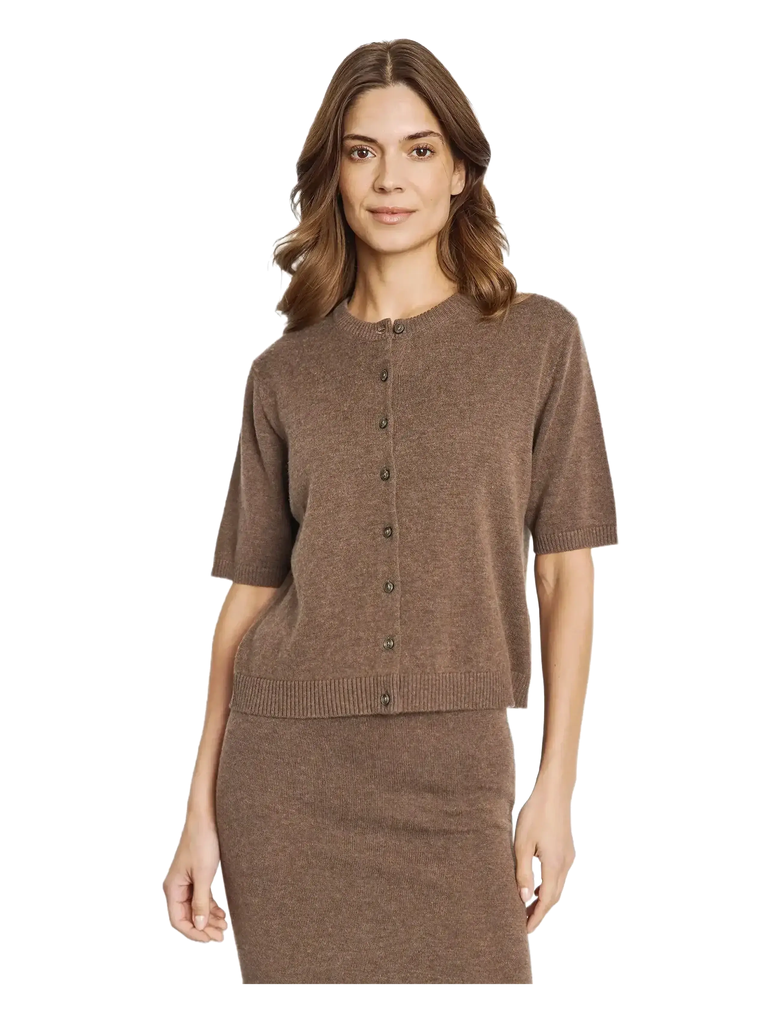 Bruun & Stengade - BS Ada Regular Fit Knitwear - gebreide vesten - dark brown - 3