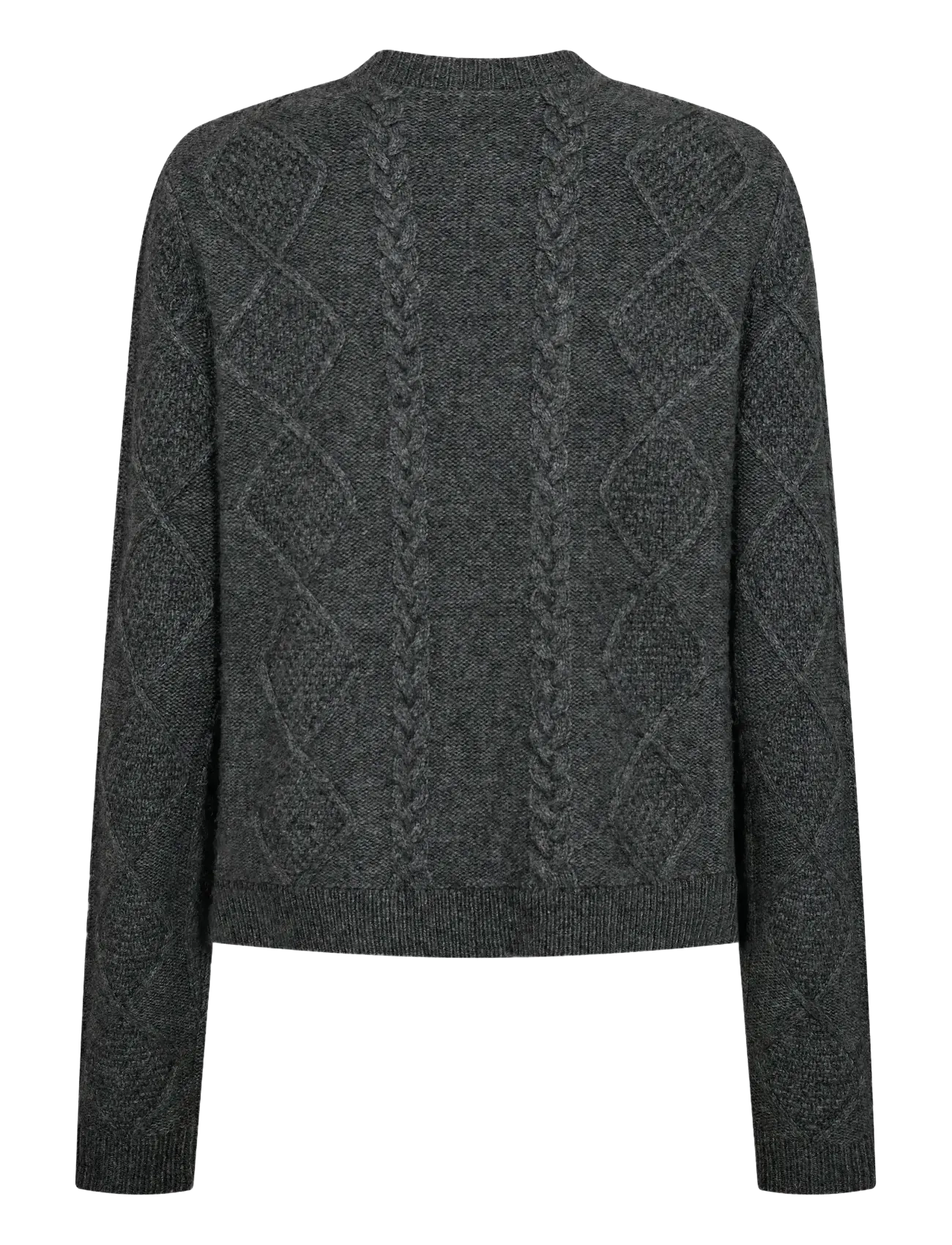 Bruun & Stengade - BS Marita Regular Fit Knitwear - strickjacken - dark grey - 2