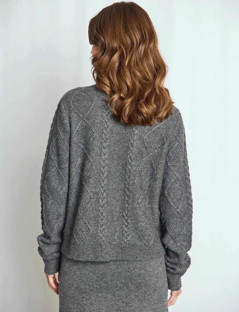 Bruun & Stengade - BS Marita Regular Fit Knitwear - cardigans - dark grey - 5