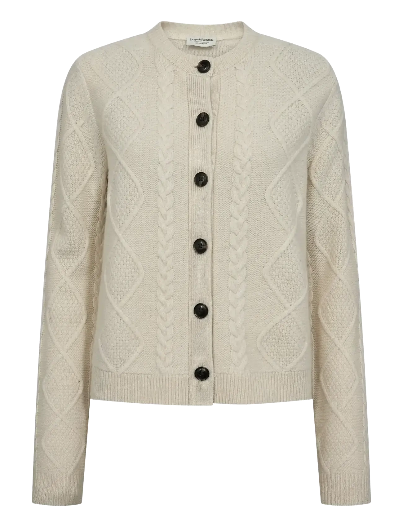 Bruun & Stengade BS Marita Regular Fit Knitwear - Tøj - ECRU / cream