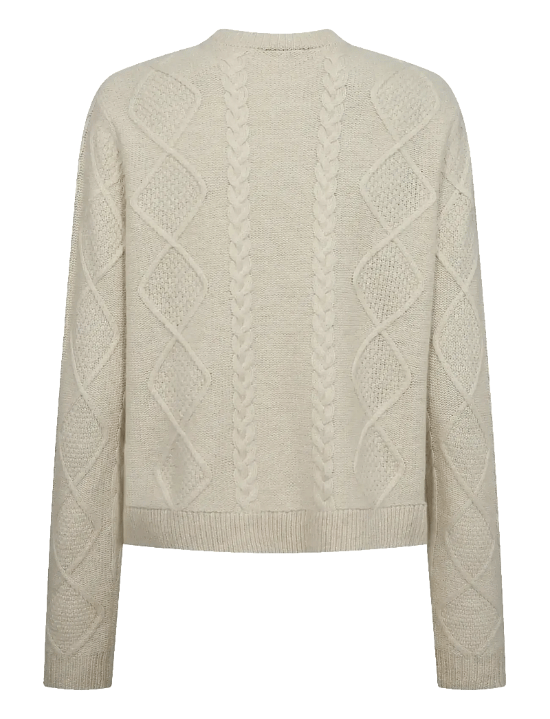 Bruun & Stengade - BS Marita Regular Fit Knitwear - cardigans - ecru - 2