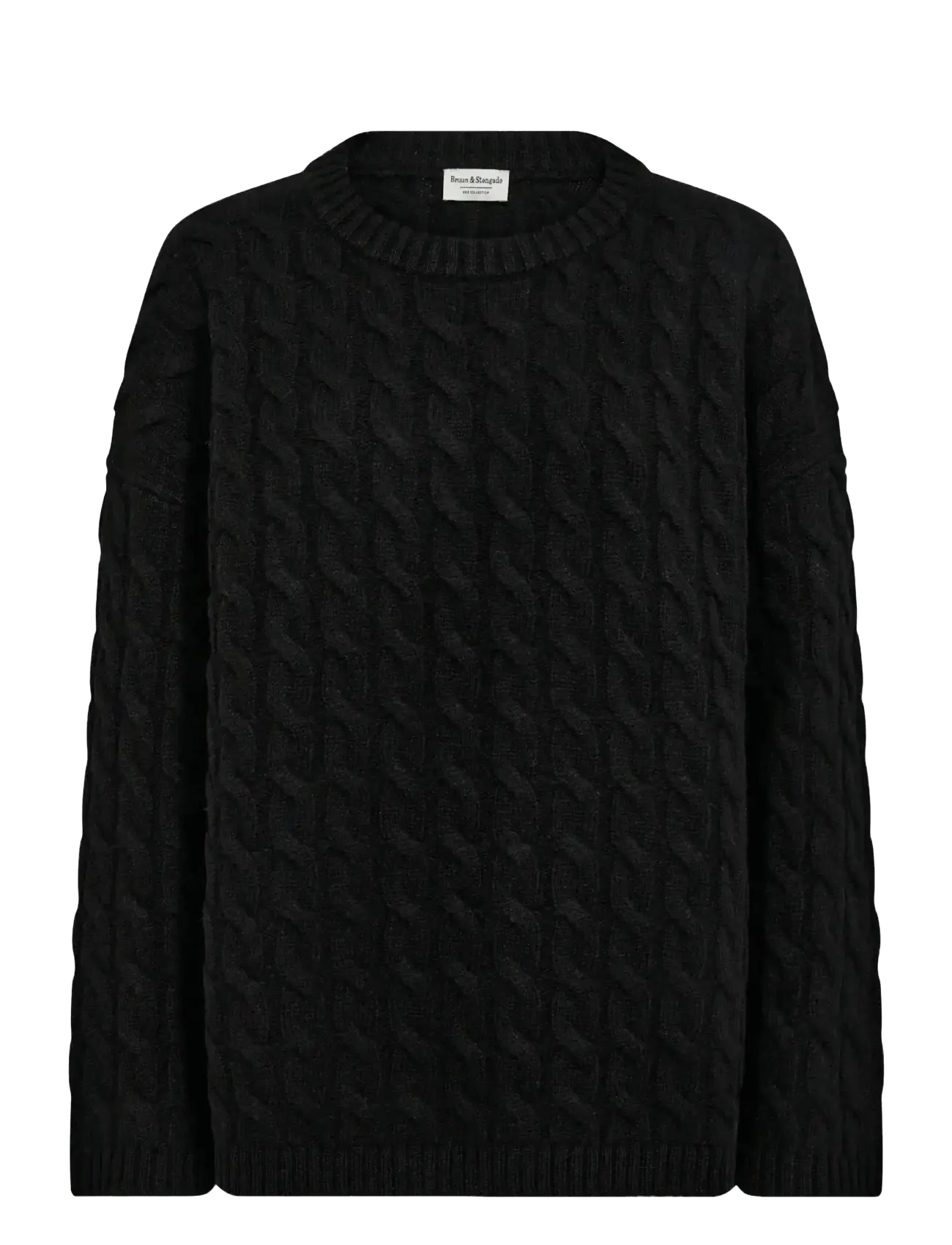 Bruun & Stengade - BS Miranda Regular Fit Knitwear - pulls - black - 1