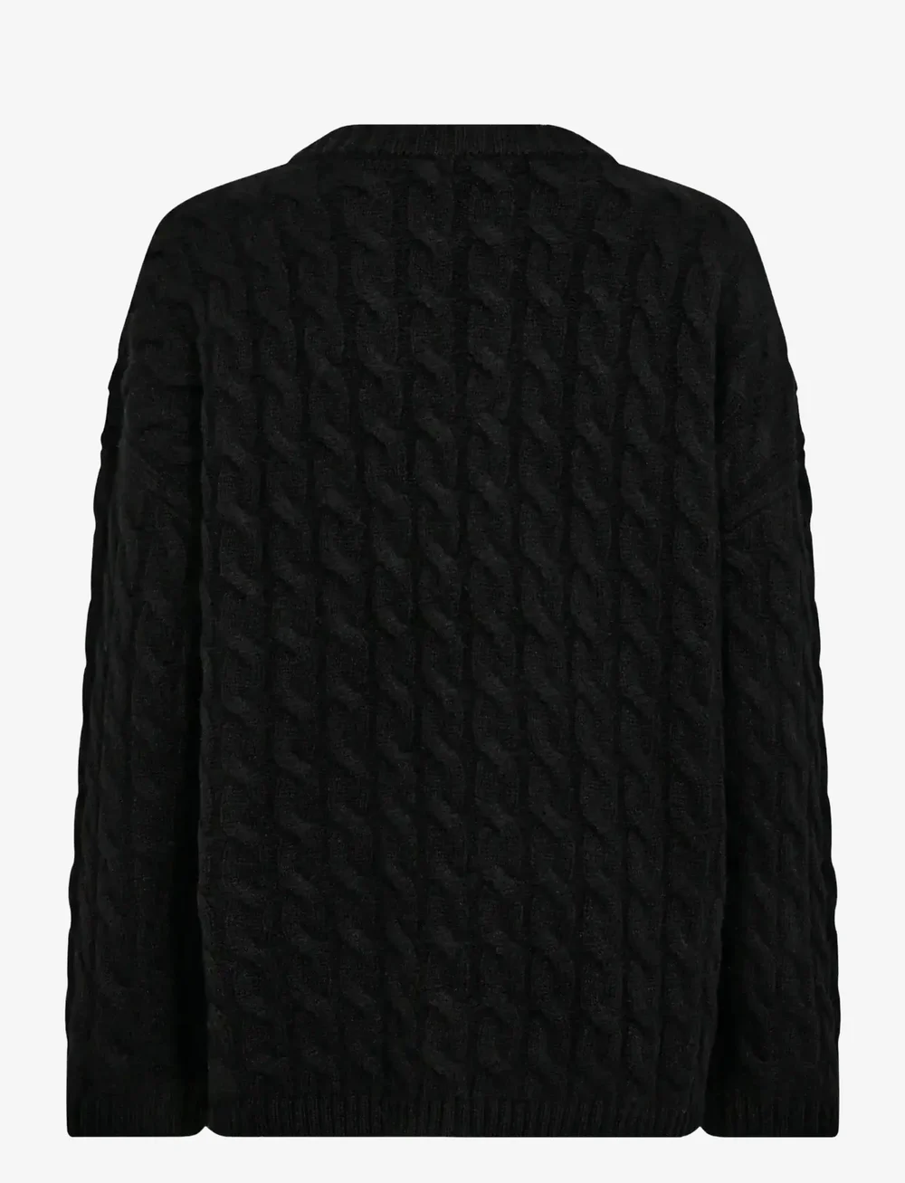 Bruun & Stengade - BS Miranda Regular Fit Knitwear - striktrøjer - black - 2