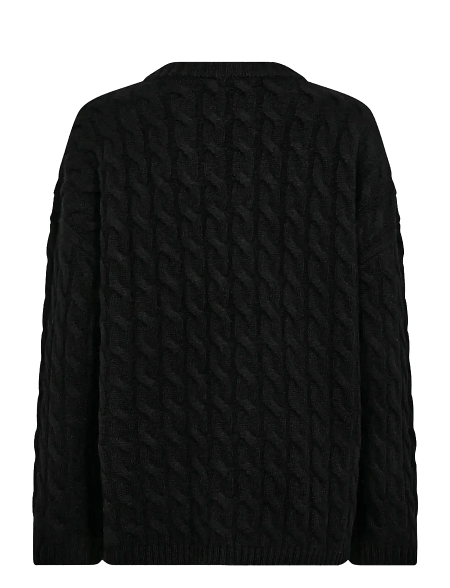 Bruun & Stengade - BS Miranda Regular Fit Knitwear - pulls - black - 2