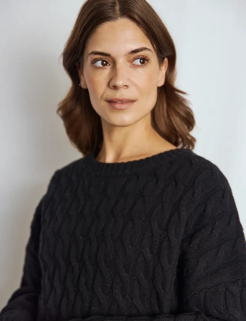 Bruun & Stengade - BS Miranda Regular Fit Knitwear - striktrøjer - black - 4