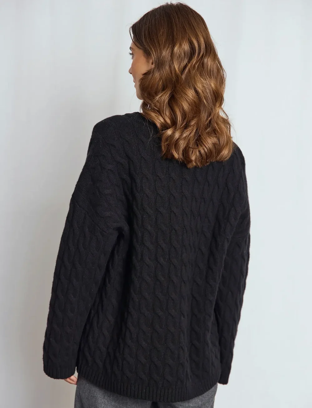 Bruun & Stengade - BS Miranda Regular Fit Knitwear - striktrøjer - black - 5