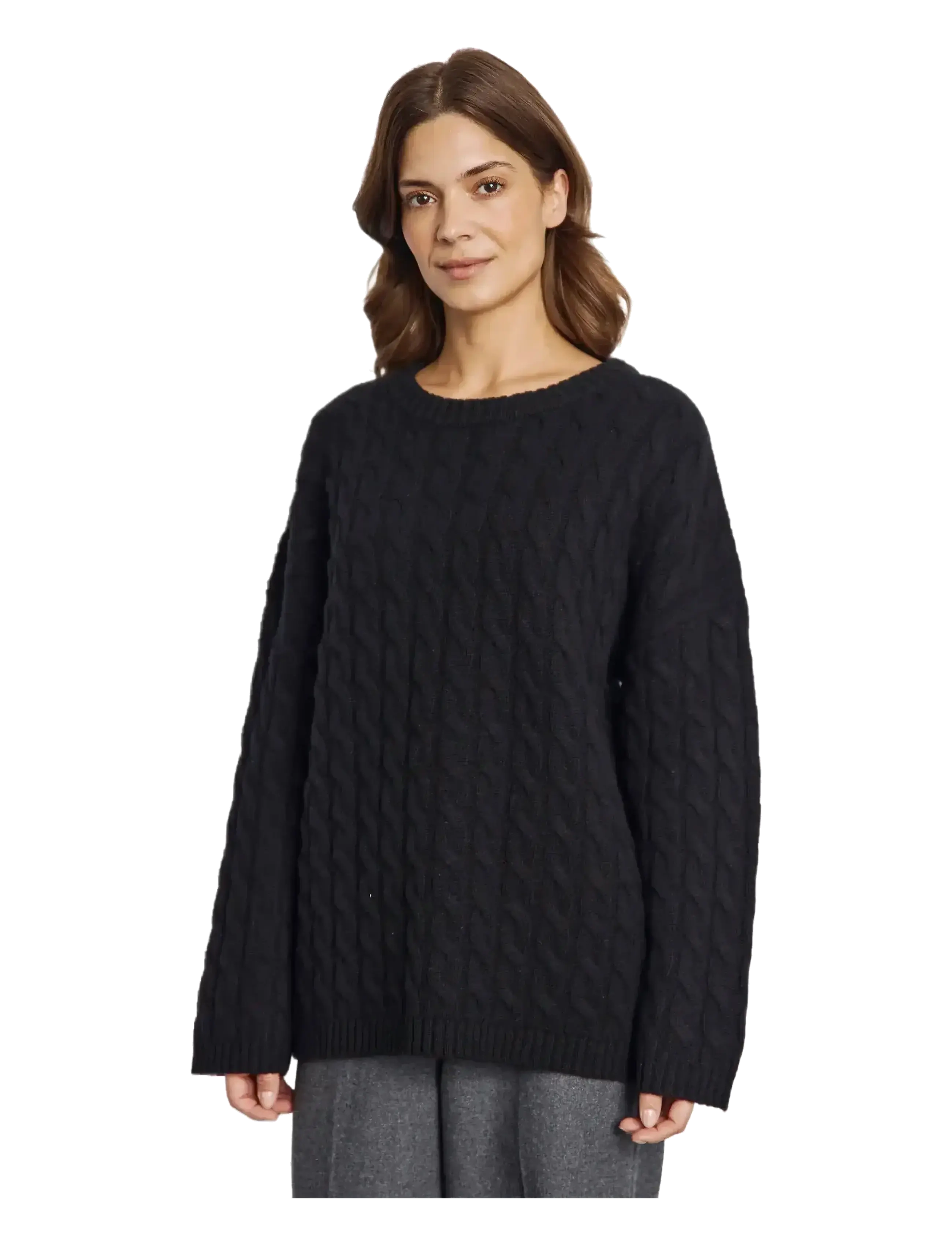 Bruun & Stengade - BS Miranda Regular Fit Knitwear - jumpers - black - 3