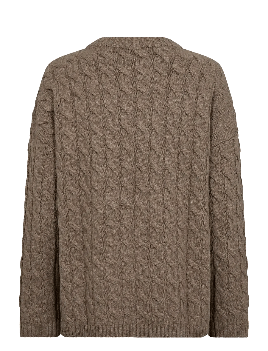 Bruun & Stengade - BS Miranda Regular Fit Knitwear - pullover - brown - 2
