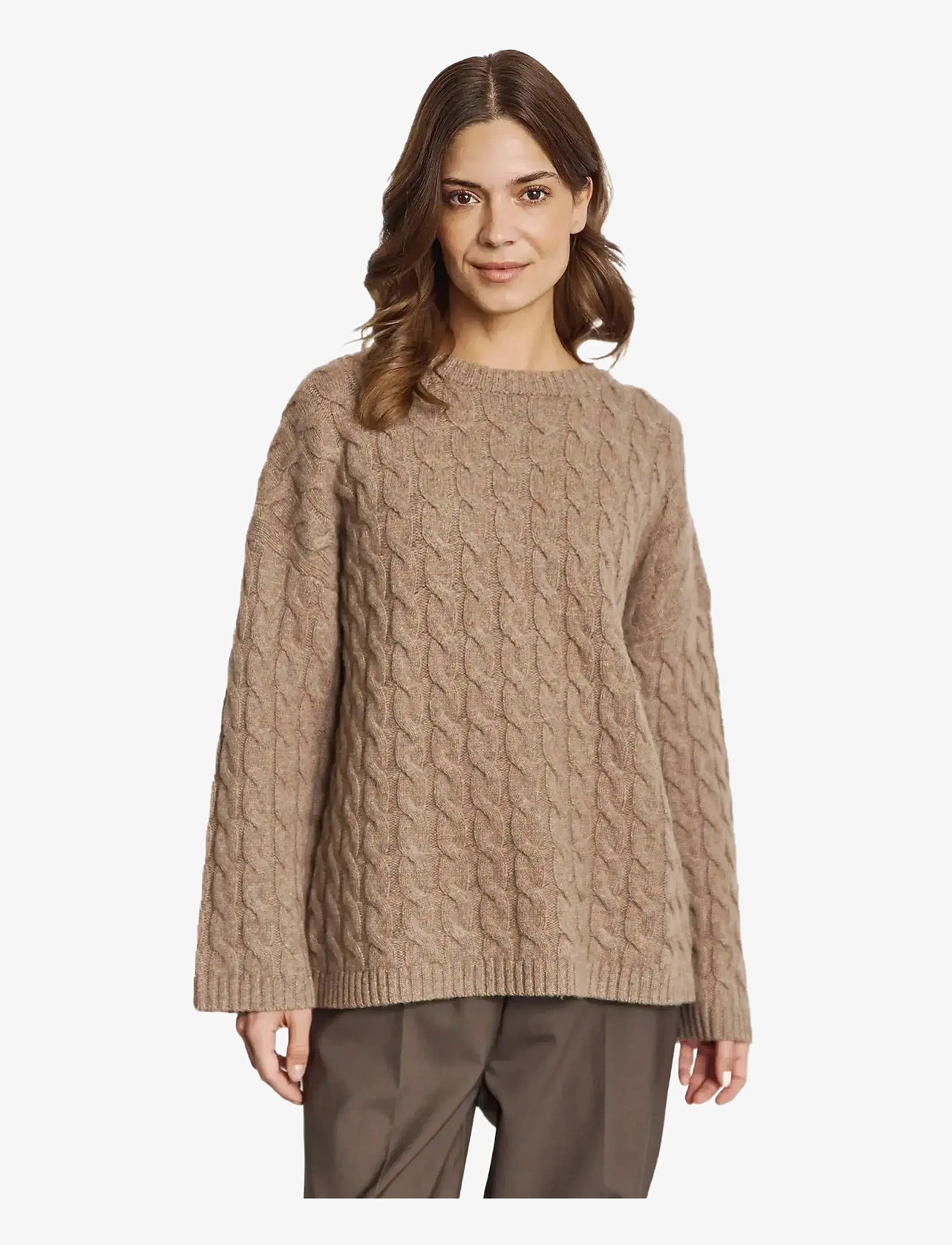 Bruun & Stengade - BS Miranda Regular Fit Knitwear - swetry - brown - 3