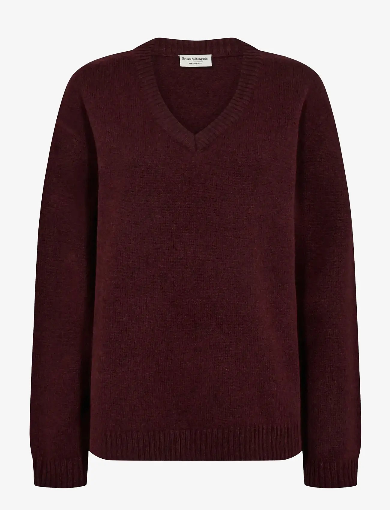 Bruun & Stengade - BS Lina Regular Fit Knitwear - jumpers - bordeaux - 1