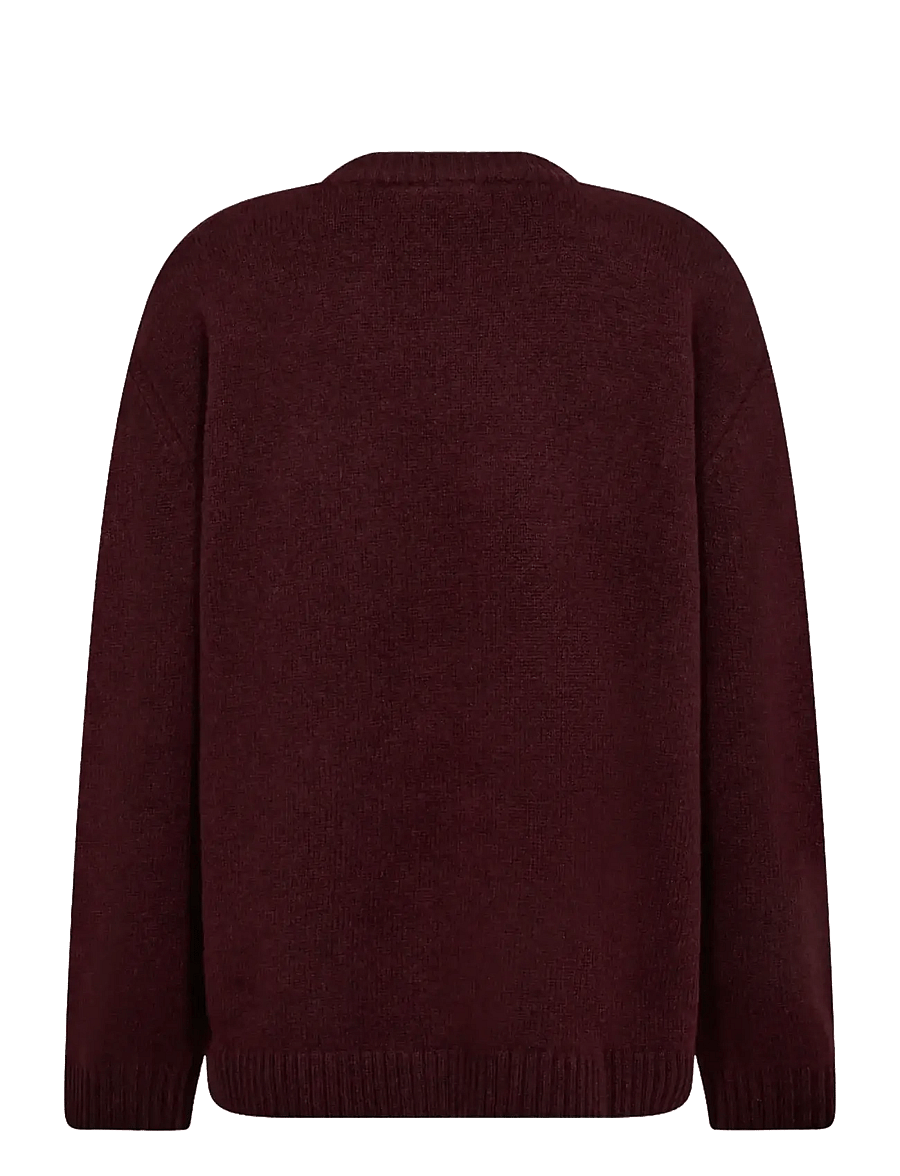Bruun & Stengade - BS Lina Regular Fit Knitwear - pullover - bordeaux - 2