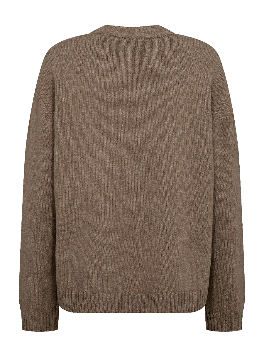 Bruun & Stengade - BS Lina Regular Fit Knitwear - pullover - brown - 2