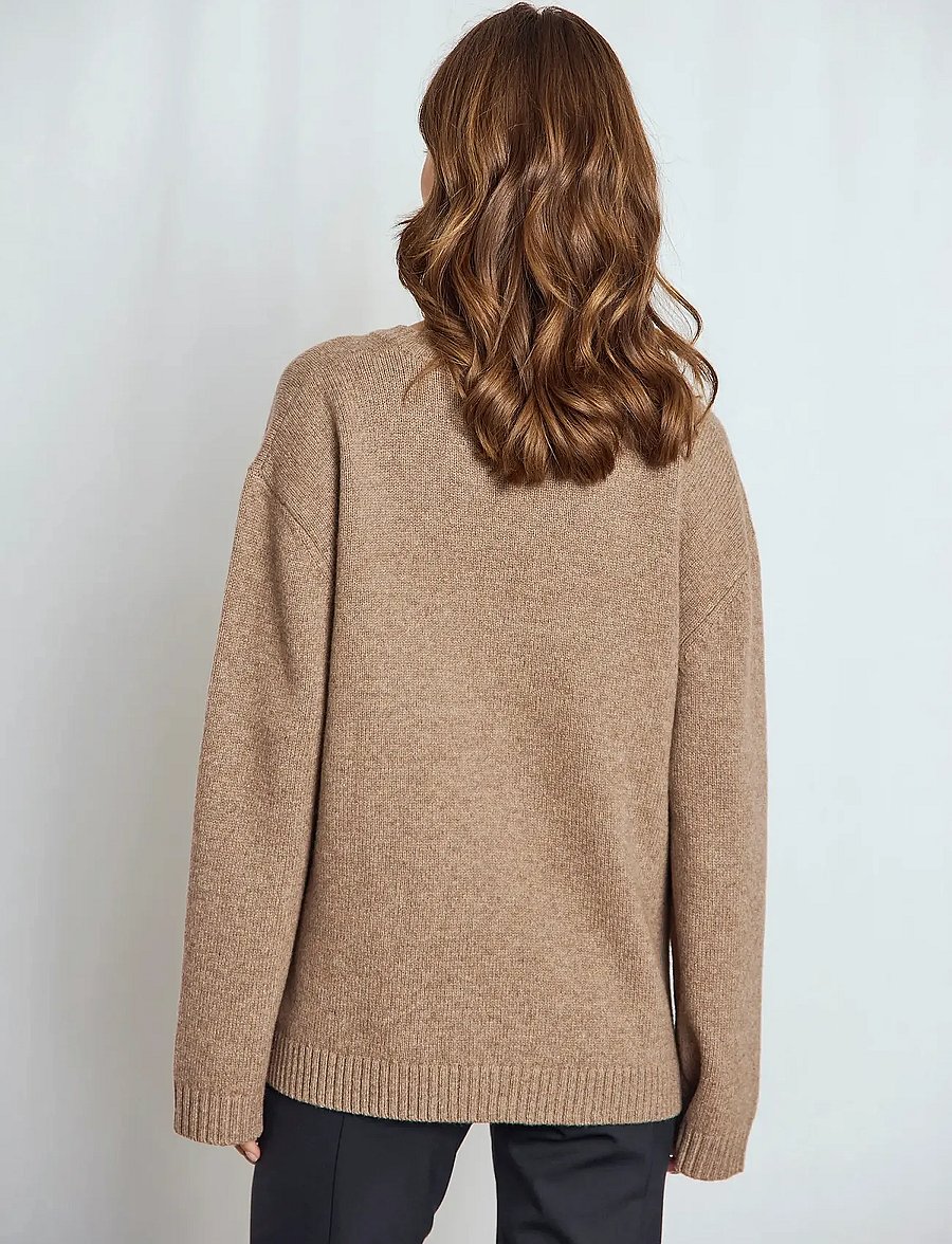 Bruun & Stengade - BS Lina Regular Fit Knitwear - pullover - brown - 5