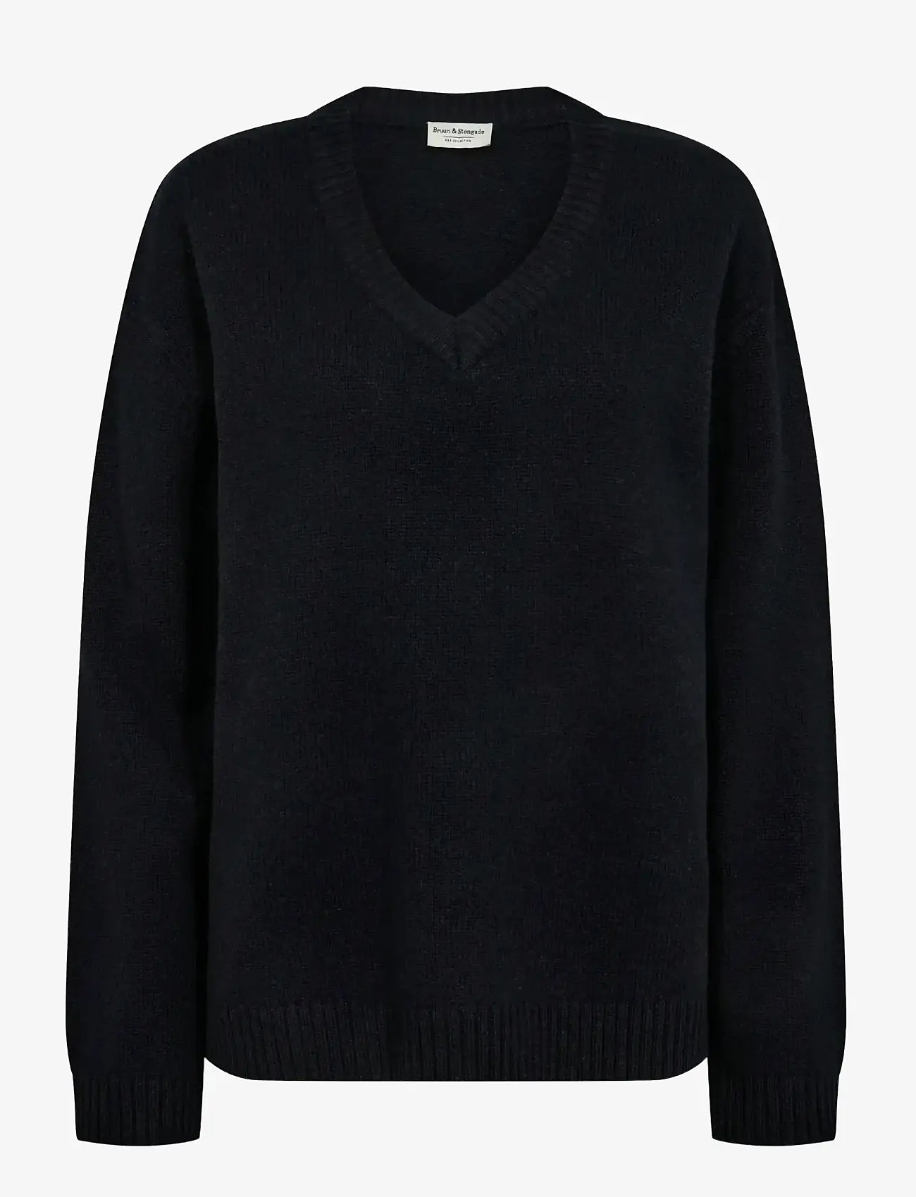 Bruun & Stengade - BS Lina Regular Fit Knitwear - stickade tröjor - navy - 1