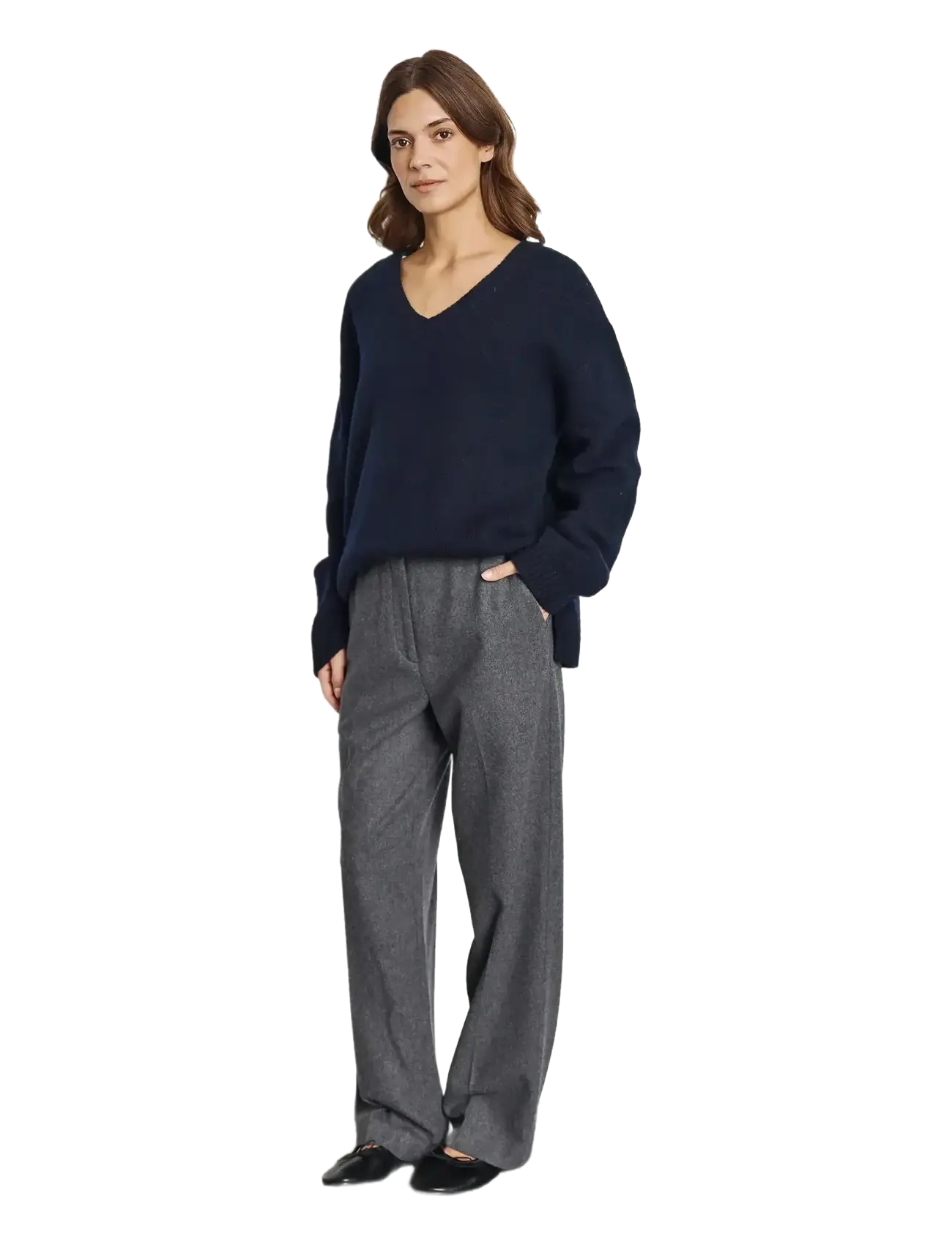 Bruun & Stengade - BS Lina Regular Fit Knitwear - striktrøjer - navy - 3