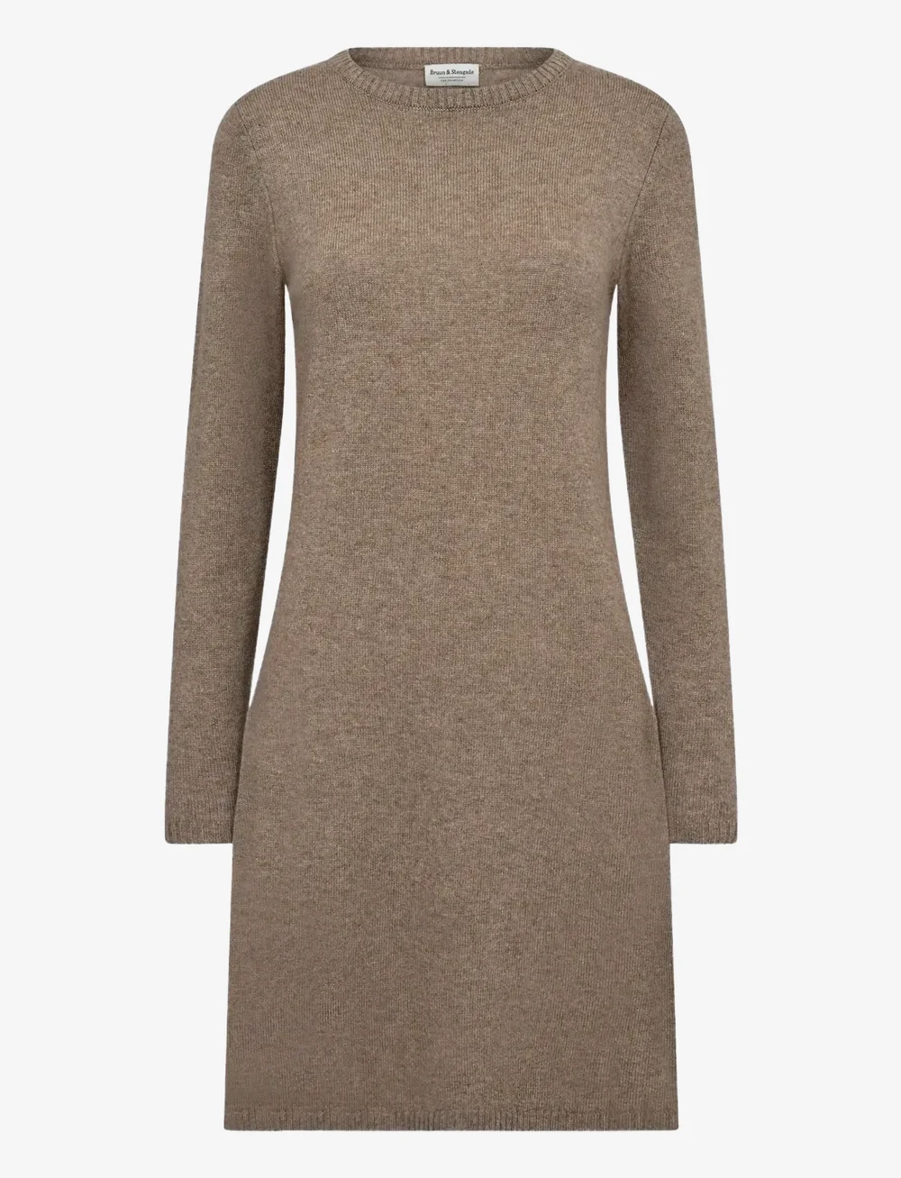 Bruun & Stengade - BS Iselin Regular Fit Dress - gebreide jurken - brown - 2