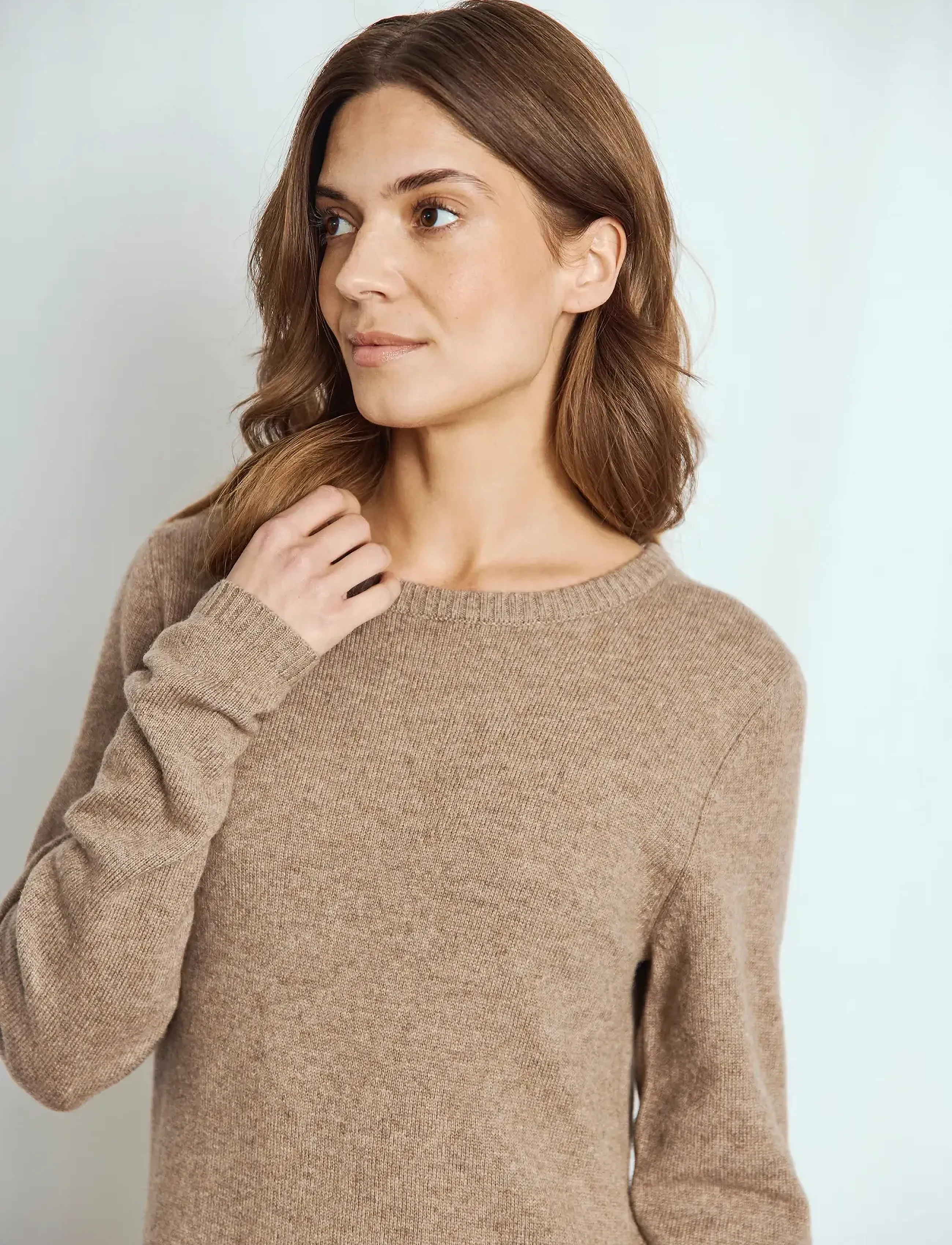 Bruun & Stengade Bs Iselin Regular Fit Dress, XL, Beige, Kjoler > Knælange Og Midi, Dame