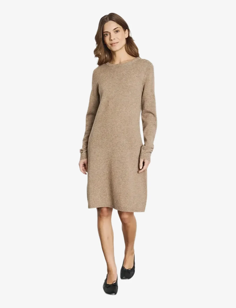 Bruun & Stengade - BS Iselin Regular Fit Dress - gebreide jurken - brown - 1