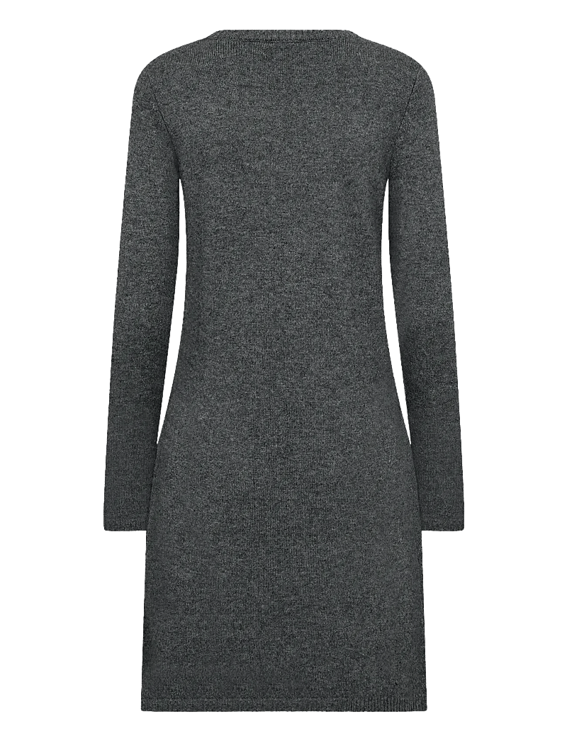 Bruun & Stengade - BS Iselin Regular Fit Dress - strikkjoler - dark grey - 2