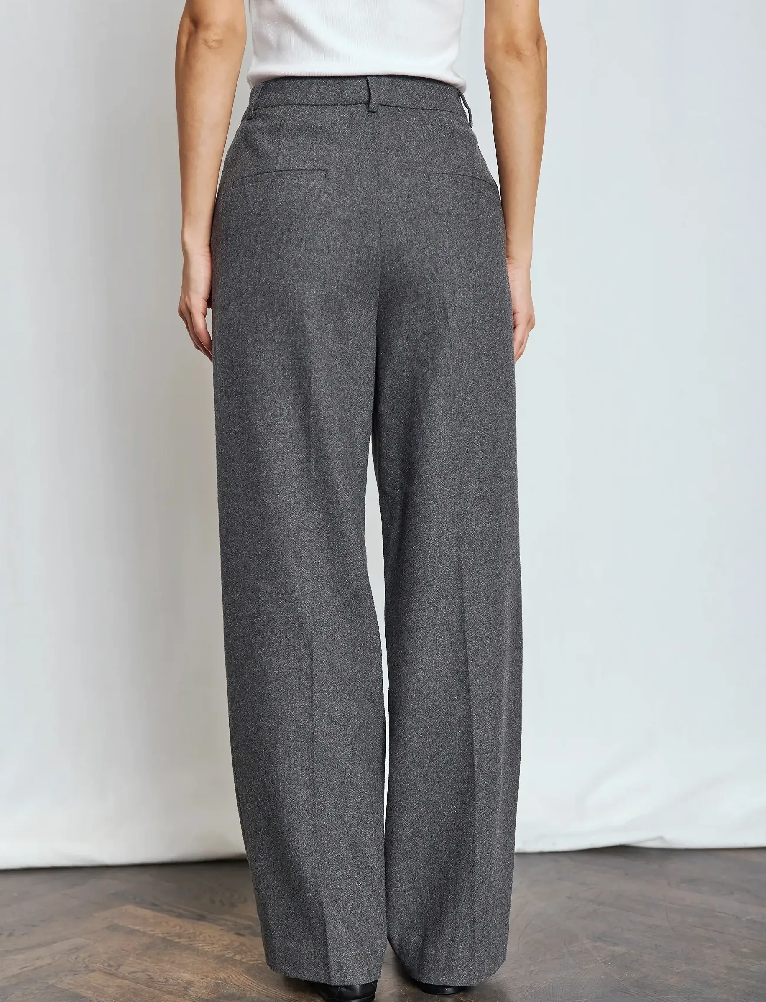 Bruun & Stengade - BS Chama Suit Pants - lietišķā stila bikses - dark grey - 4