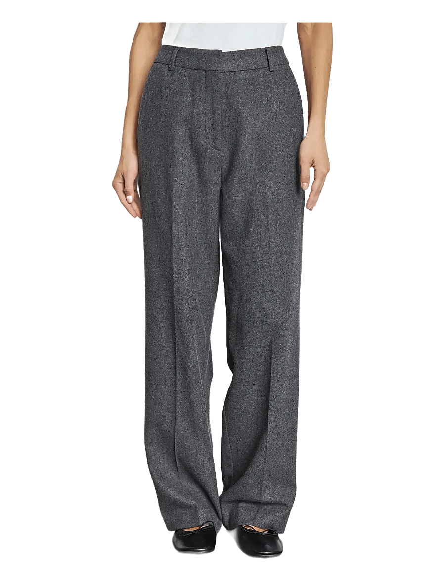 Bruun & Stengade - BS Chama Suit Pants - lietišķā stila bikses - dark grey - 3