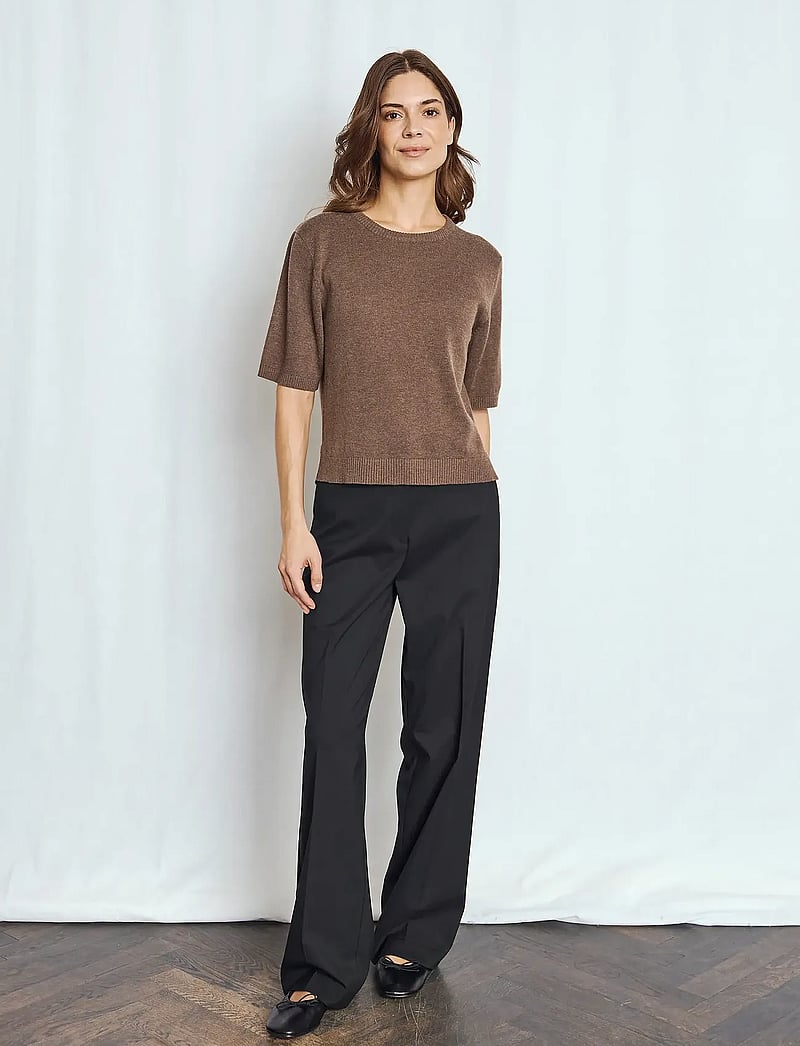 Bruun & Stengade - BS Vilde Suit Pants - kostymbyxor - black - 0