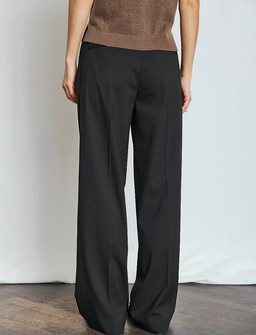 Bruun & Stengade - BS Vilde Suit Pants - pantalons habillés - black - 4