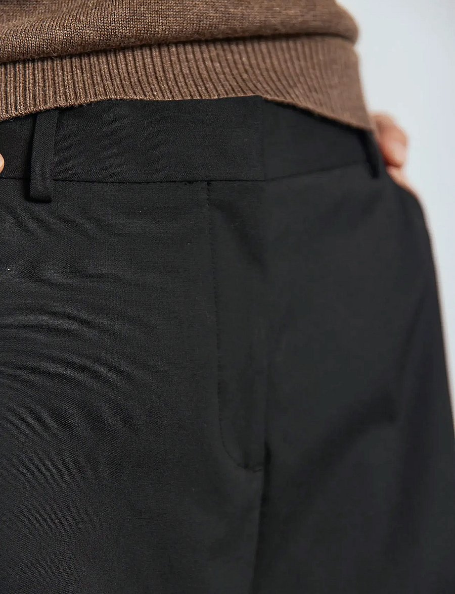 Bruun & Stengade - BS Vilde Suit Pants - pantalons habillés - black - 5