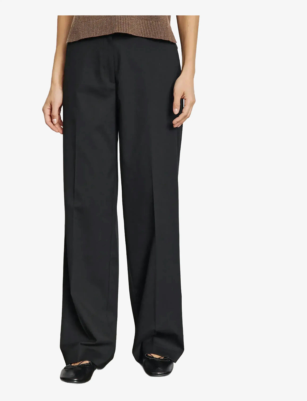 Bruun & Stengade - BS Vilde Suit Pants - kostymbyxor - black - 3